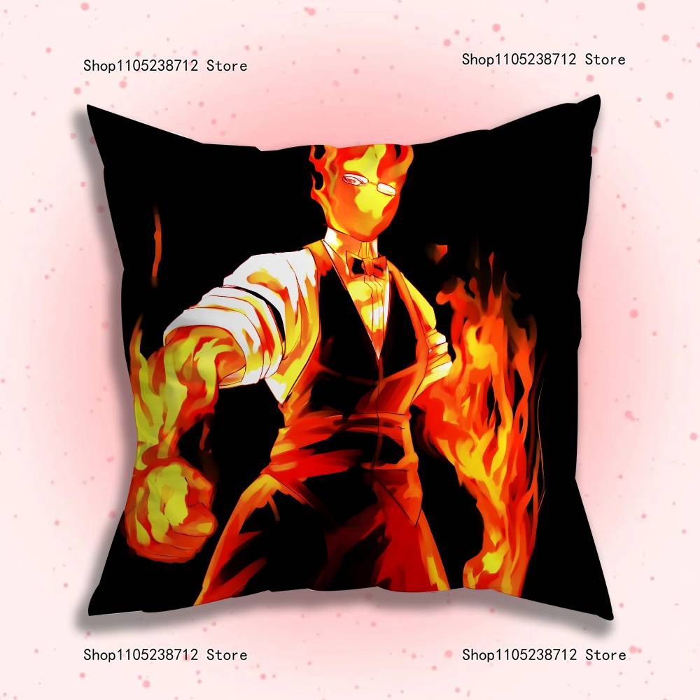 Grilby UUndertale Pillow Case Plush Fabric Soft Pillowcase Double Sided Print Sofa Cushion Cover Throw