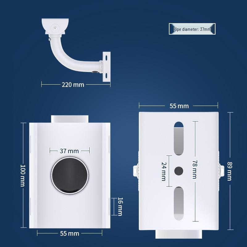 Aluminum Alloy Wall & Column Camera Monitor Mount Bracket