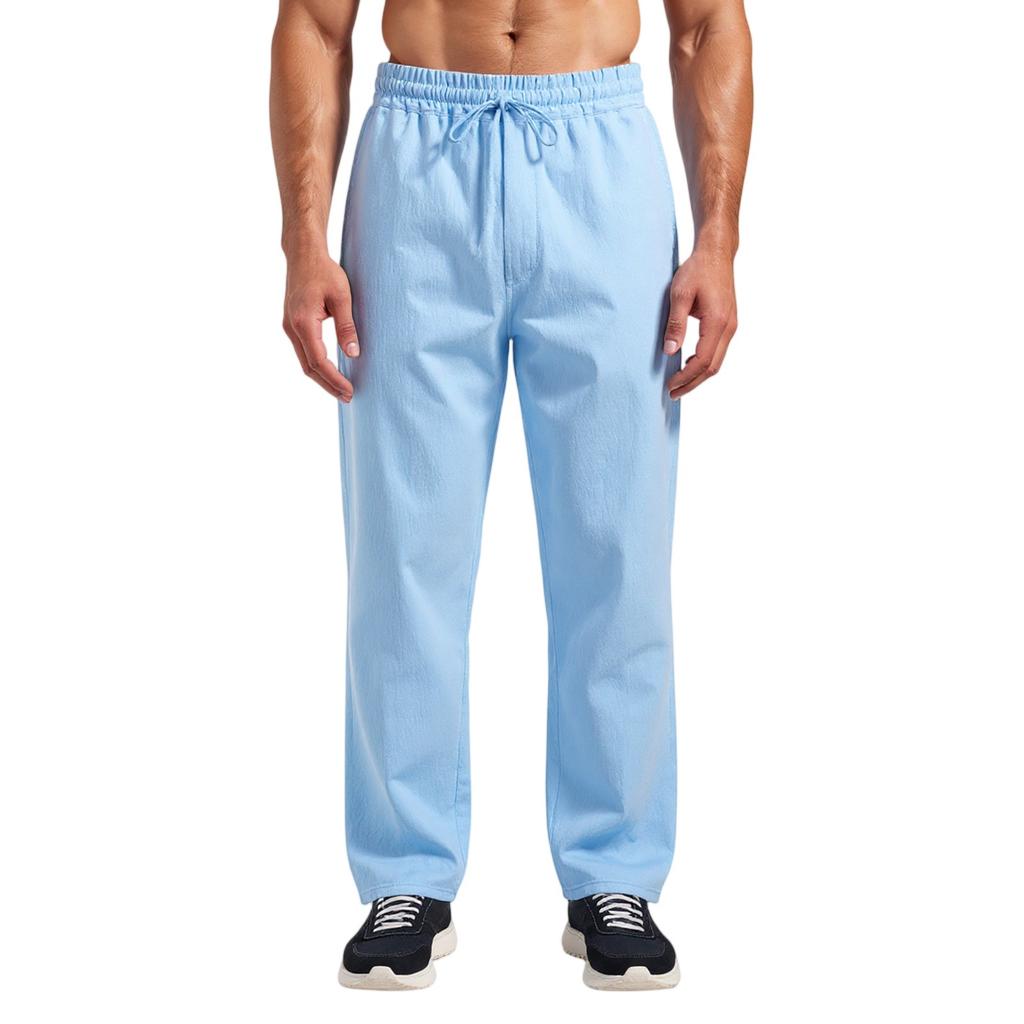 Casual Straight Leg Casual Pants For Men