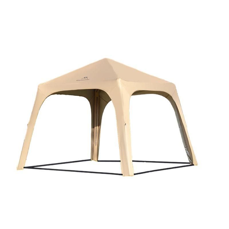 Inflatable Dome Canopy: Oxford Cloth, Silver-Coated, Sun-Protected, No-Assembly Camping Tent