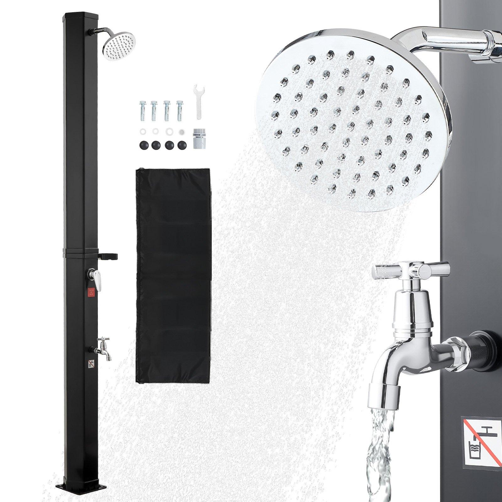 VEVOR 35L Solar Heated Shower, 195cm