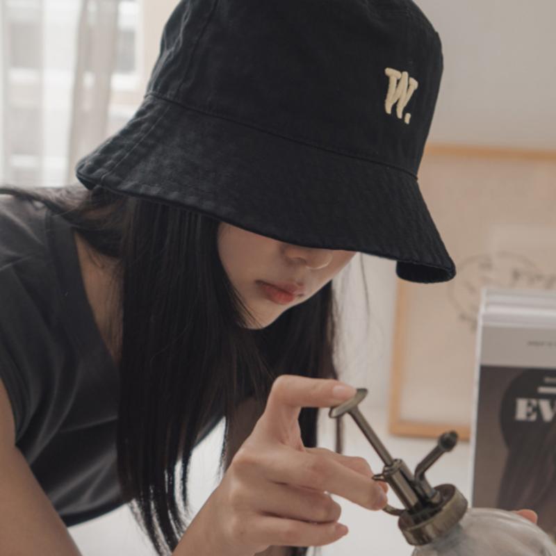 

LOOKING4U Двухточечная фирменная панама черного цвета black