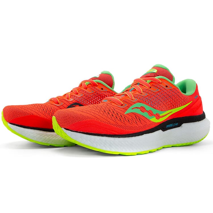 Saucony Triumph Comfortable Cushioning Slip Resistant Breathable Lightweight Rebound Low top Running Shoes Women's Red S10595-10