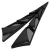 2PCS ABS Universal Car Simulation Hood Vent Decor Sporty Side Air Flow Sticker