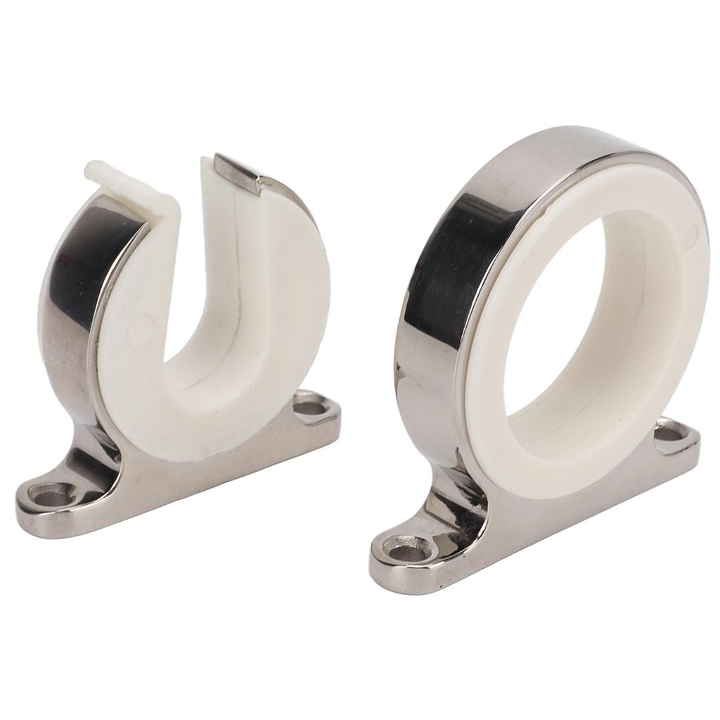 316 Stainless Steel Horizontal Fishing Rod Rack Multiple Rod Holder for Marine Automobile Truck RV