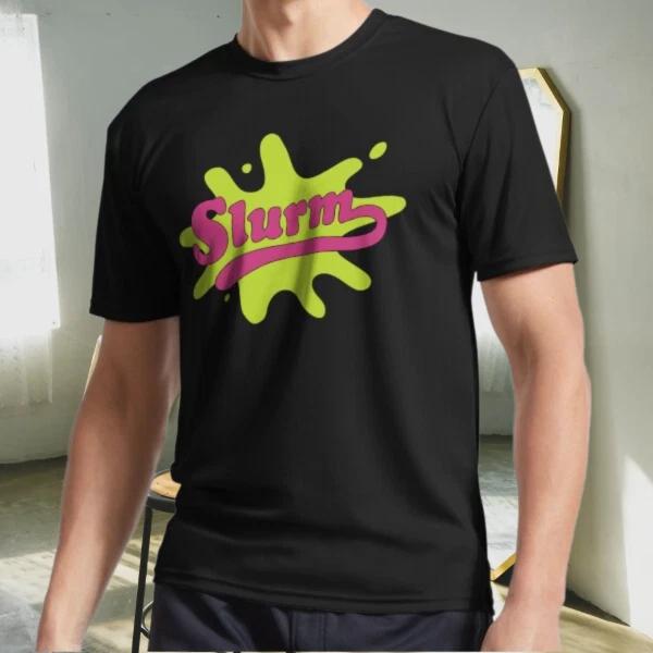 New Shirt Try Slurm! Active Logo T-Shirt Funny Size S to 5XL M