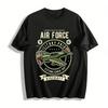 WWII Flying Tigers Fighter Plane Retro Military Air Force Graphic T-Shirt Pure Cotton T-shirt