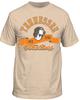 T-shirt a maniche corte da uomo Tennessee Volunteers Khaki Old Smokey Dog