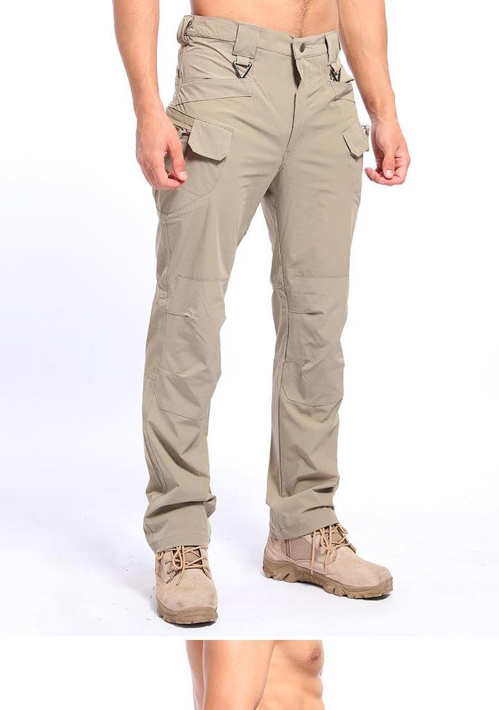 Men's Quick-Dry Ice Silk Elastic Hiking & Workwear Pants