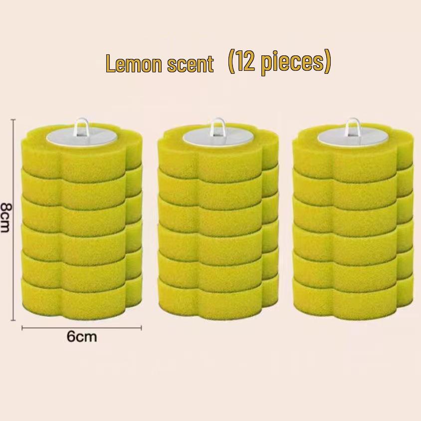 Wall-Mounted Disposable Toilet Brush Heads Set for Complete Bathroom Cleaning