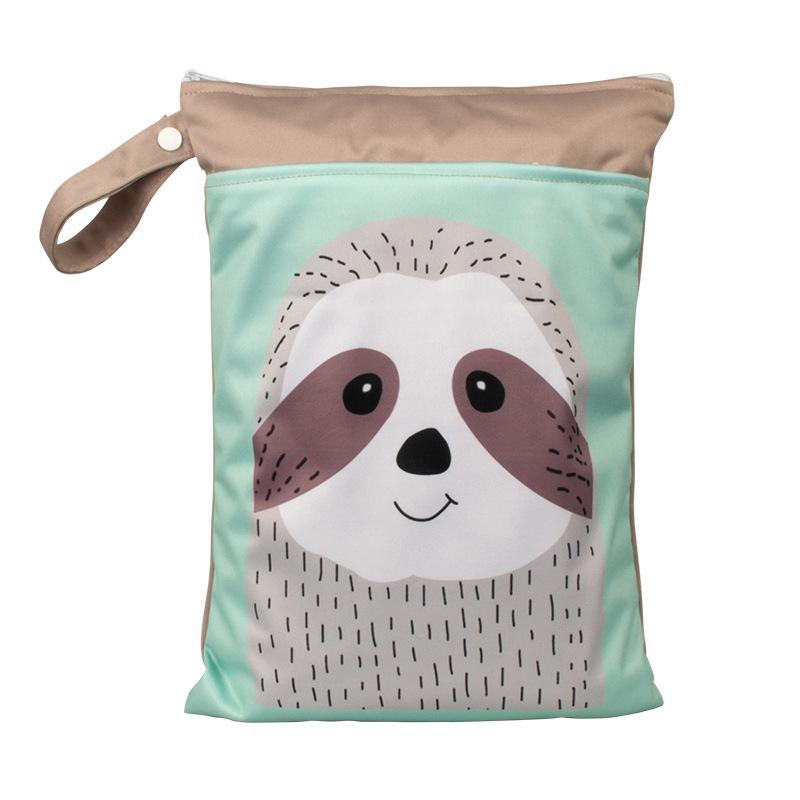 New 25x35 Dual-Use Waterproof Diaper Bag with Double Zipper