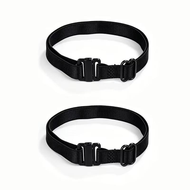 1/2 Paio Bande Elastiche Regolabili per Stringere l'Orlo delle Gambe per Pantaloni a Gamba Larga, Accorciatore di Lunghezza, Polsino per Orlo, Alta Elasticità