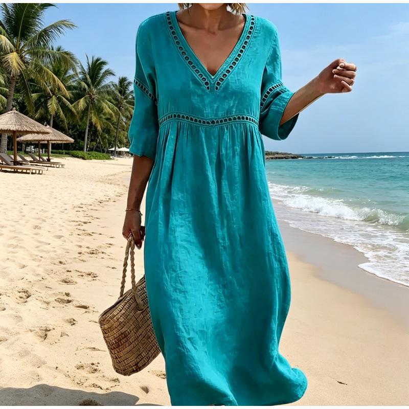 (The Object Is Not Perforated, 3D Printing Effect) 2026 Summer New European and American Solid Color Loose