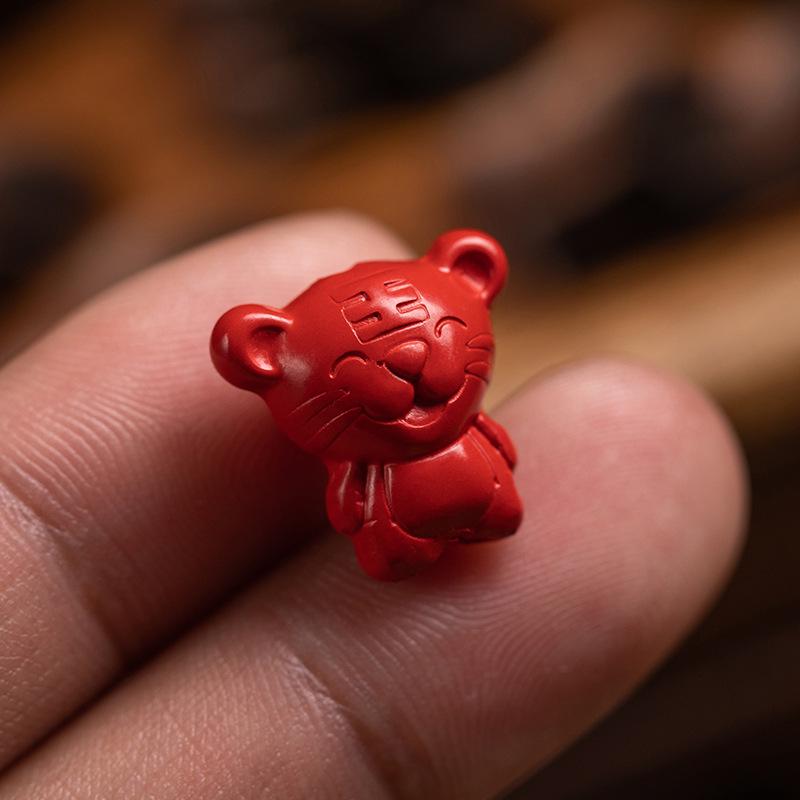 Roter Zinnober Tierkreis Cartoon DIY Zubehör