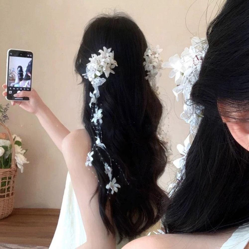 Tassel Hairpin Side Clip Styling Barrettes Fashion Duckbill Clip Women