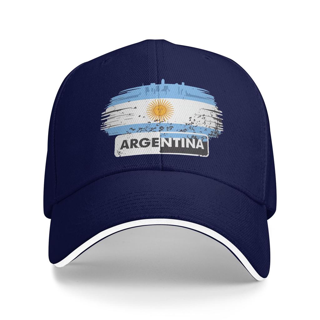Argentina Flag Baseball Cap Casual Unisex Adult Hip Hop Hats Sun Visor Custom DIY Kpop Rock Baseball Caps Birthday Gift