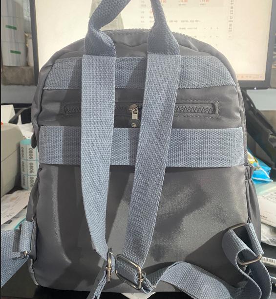 Damen Modischer Rucksack aus Nylon-Oxford-Canvas - Koreanischer Stil, Vielseitig für die Schule oder als Mama-Tasche