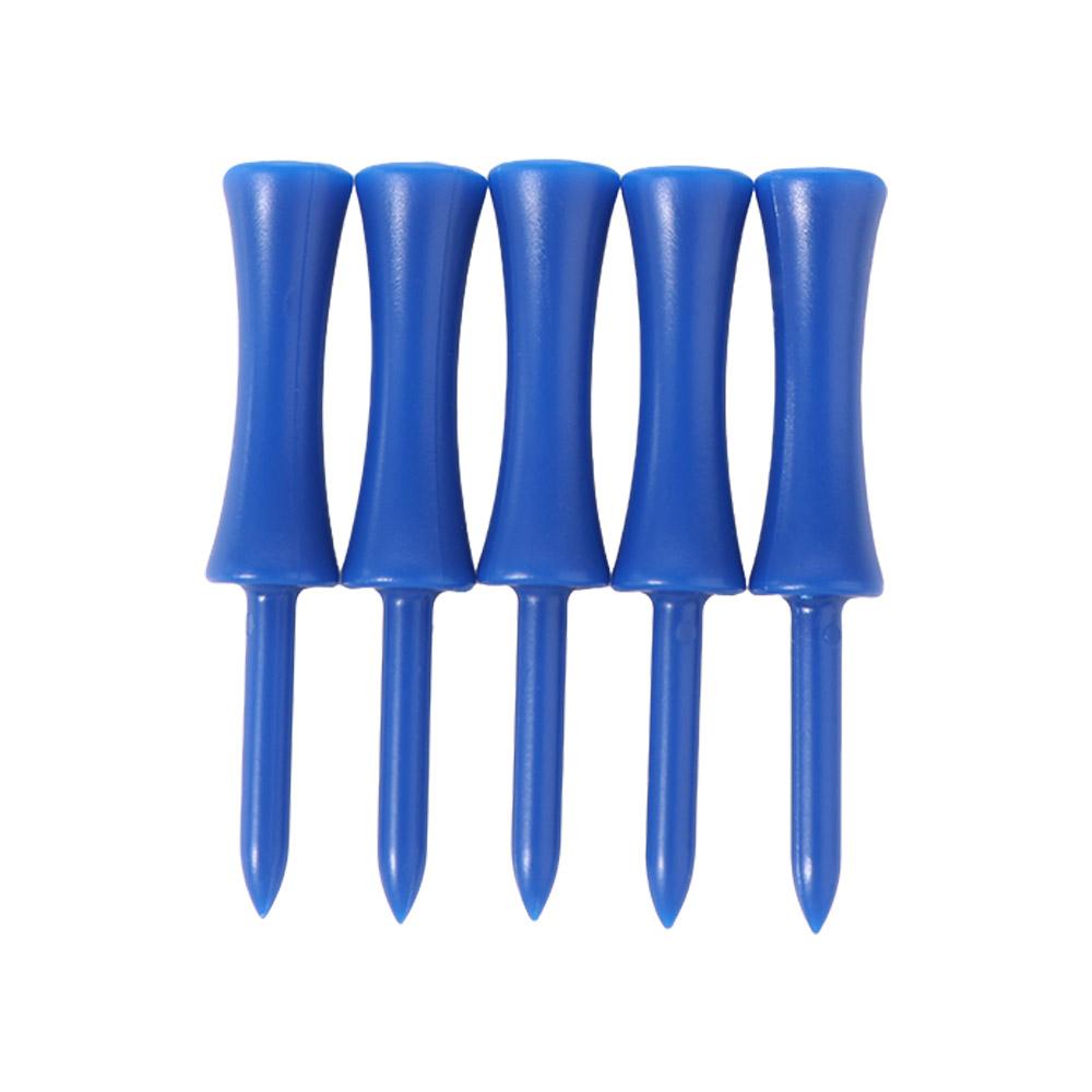 100pcs Plastic Golf Rubber Tee 68mm Golf Practice Tee Training Aids Professional Golf Tee  Outdoor