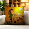 GGaston Lagaffe Classic FrancoBelgian Comic  Pillow Case Square DoubleSided Sofa Cushion Cover Bedroom Bedside Pillow