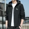 Pánské jarní a podzimní bundy, Hooded větruodolné ležérní bundy pro mladé i středněvěké, Trendy trička pro táty