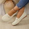 Damskie Płaskie Buty Jednokolorowe Oddychające Mokasyny Miękka Podeszwa Lekkie Wsuwane Buty do Chodzenia Damskie Niskie Dzianinowe Casualowe Buty Damskie
