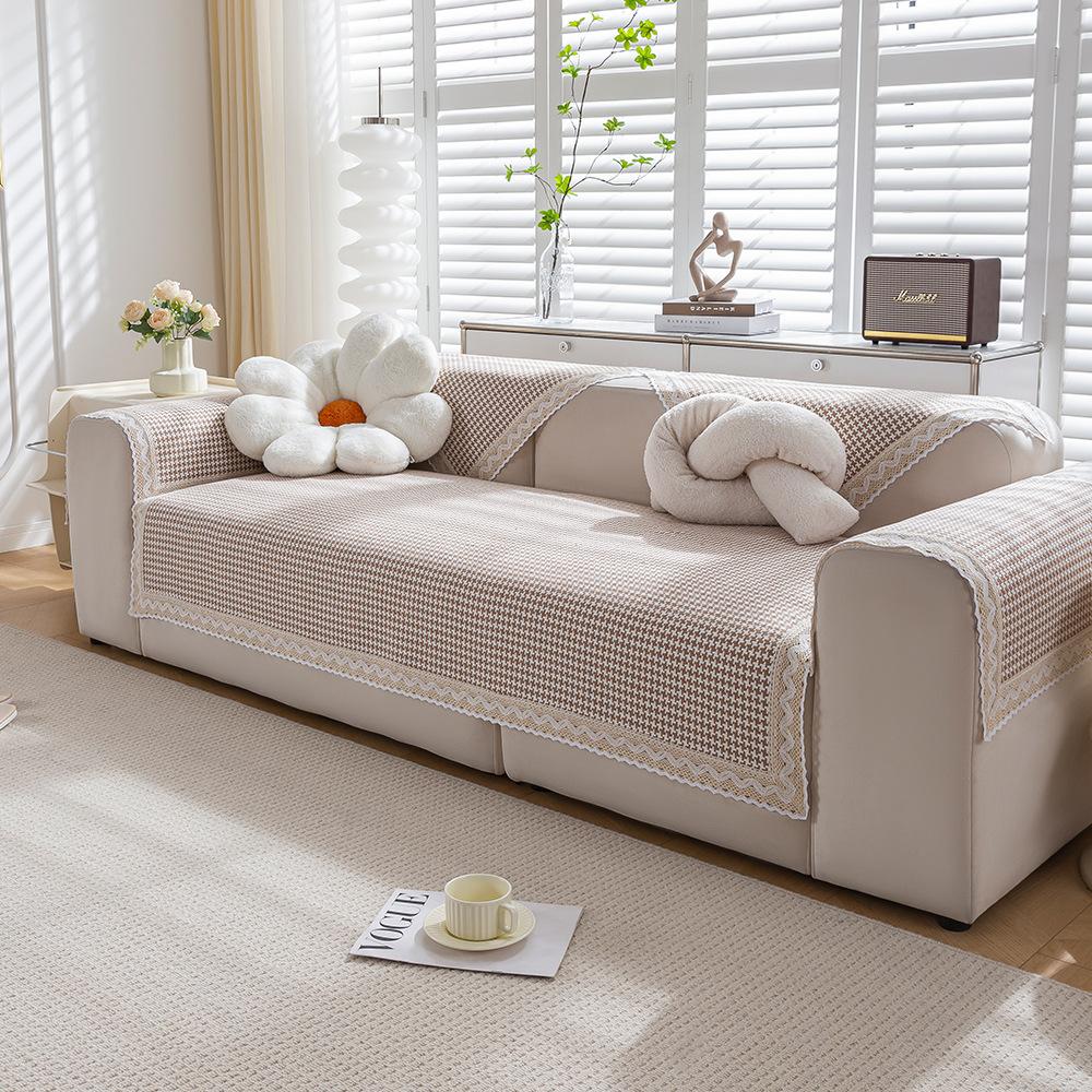 Подушка для дивана из хлопкового льна Four Seasons Universal Weaving Plaid Non Slip Sofa — фото 17