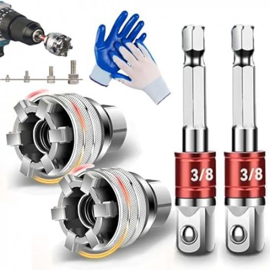 Multi-Function Universal Socket Wrench Tool - Universal Maintenance Tool, 10mm-19mm Adjustable Universal Socket Wrench, Universal Socket Tool for