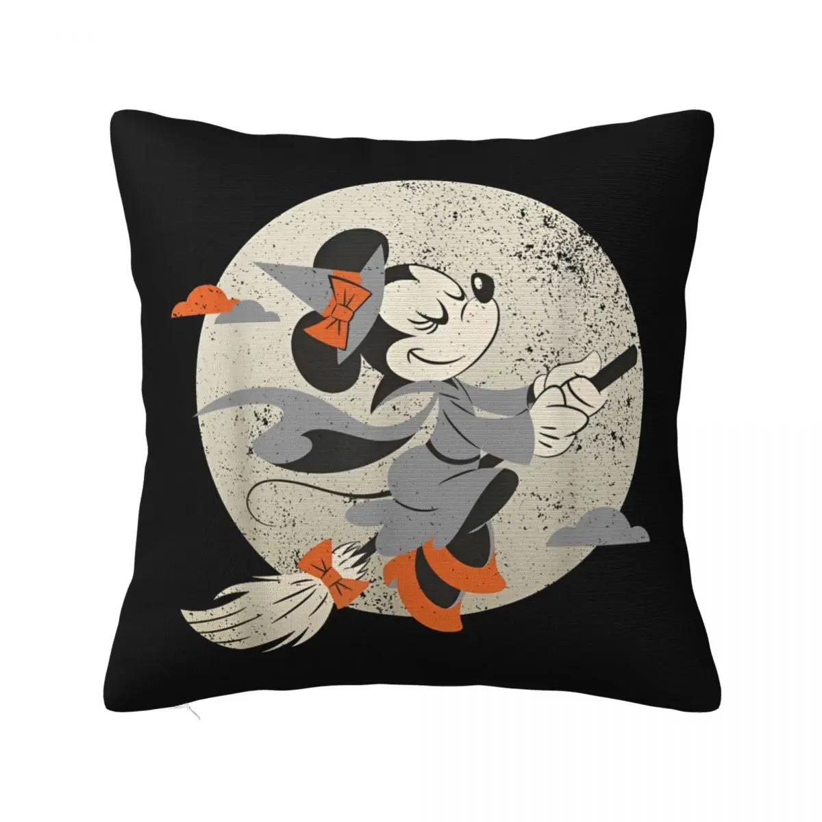 

Наволочка Минни Маус Летающая Хэллоуин Принт Наволочка Подарок Мультяшная Накидка Чехол для Подушки Кровать Дропшиппинг 18 12x12Inch