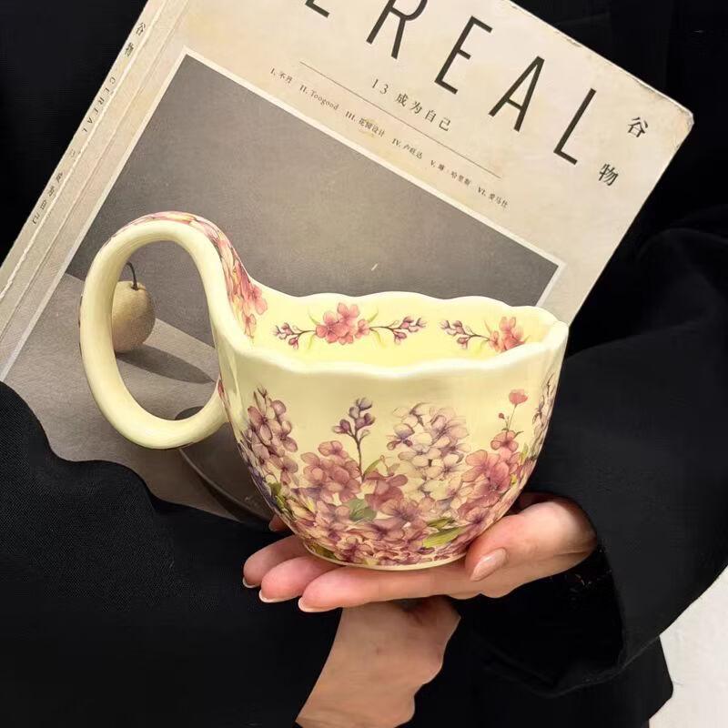 OLOEY Jasmine Blossom Ceramic Mug