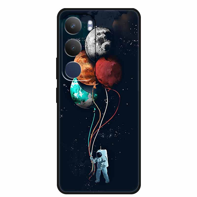 For Vivo Y19s 4G Case Y 19s 6.68" Soft Silicone TPU Phone Case for Vivo Y19s Pro 4G Cartoon Animal Shockproof Cover Y19 s Pro 4G