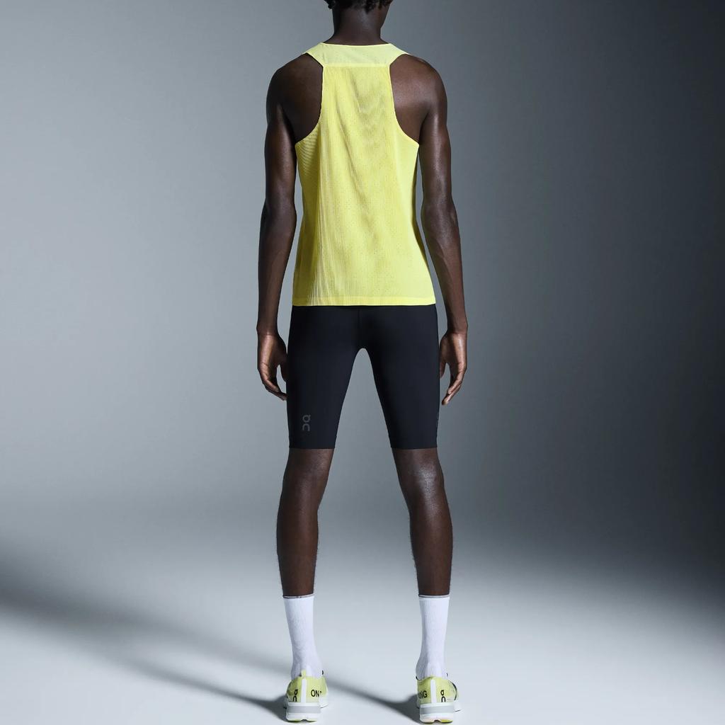On Race Singlet Soft Breathable Sleeveless Tank Men Tops Lemon-Yellow 1MF10150169