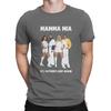 Fashion Mamma Mia Music T-Shirts for Men Round Neck 100% Cotton T Shirt A-ABBA Band Short Sleeve Tee Shirt Birthday Present