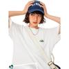 Li Ning Sports Trend Series Printed Letter Round Neck Comfortable Breathable Short Sleeve T-Shirt Women Tops Sour-Green AHSU522-4