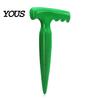 Outdoor Soil Digger Seeds Dispenser, Handheld Garden Seeder Sower with 5 Dial Settings, Ergonomic Plastic Planting Hole Puncher Dibber, Plant Labels,