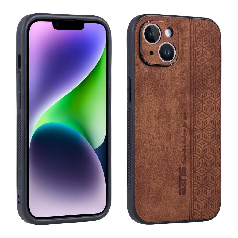 For iPhone 13 Skin Feel PU Leather Phone Cases Soft Back Cover Funda For iPhone 13 Capa Bumper