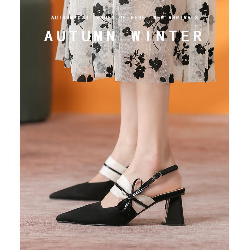 

Женские туфли на высоком каблуке весна и лето новая остроносая обувь-лодочки на высоком каблуке темпераментная сумка голова пустые одинарные туфли женские 38 чёрный