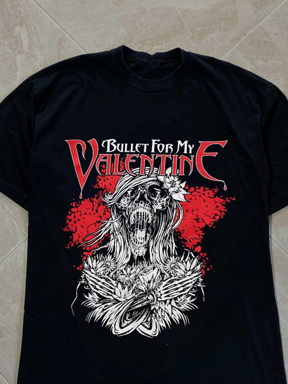 Rare Bullet for My Valentine Band Cotton Black Unisex T-shirt XXXL