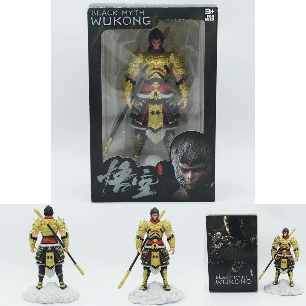 Exquisite Pvc Game Figurine Of The Golden Armor Sun Wukong Anime Collectible Model