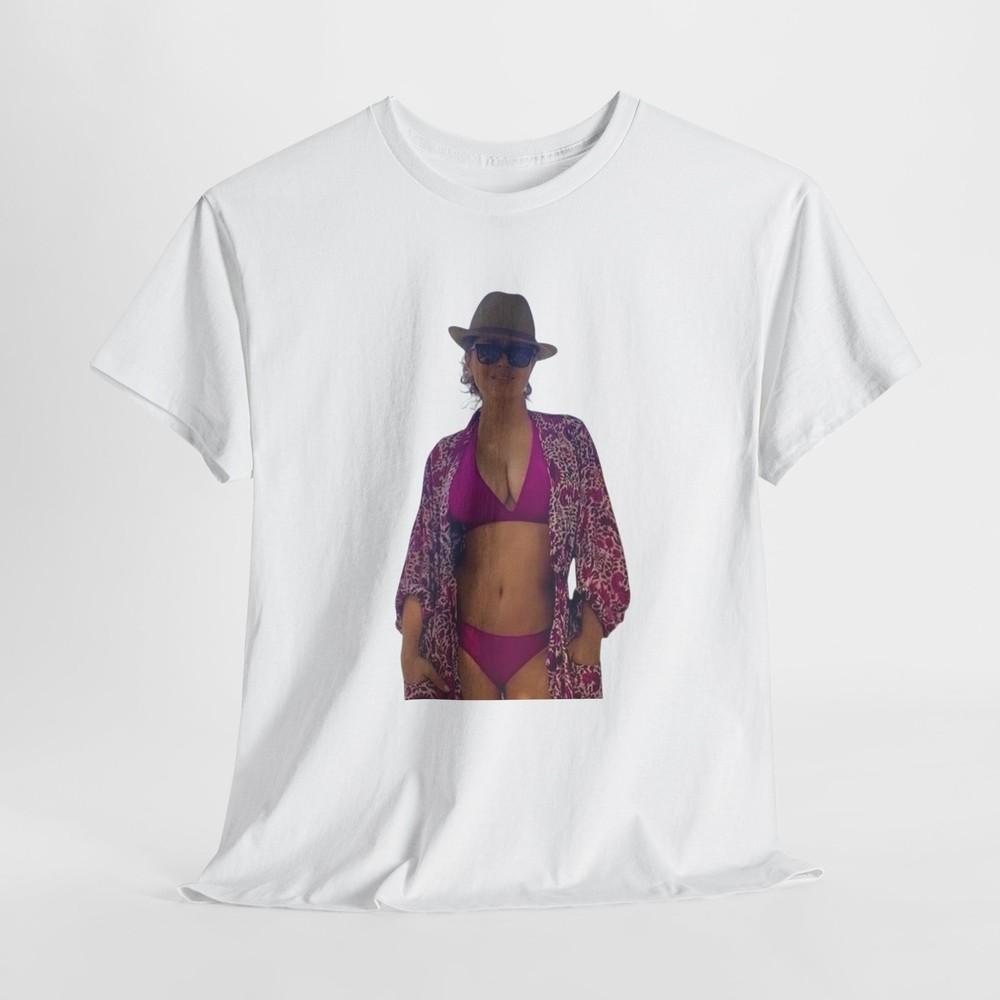 

Футболка знаменитости, вдохновленная Сальмой Хайек, унисекс, из плотного хлопка, топы, футболка 3XL