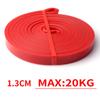 Men and Women Non-slip Fitness Yoga Tension Belt Flat Latex Band Tension Stretch Belt Resistance Band