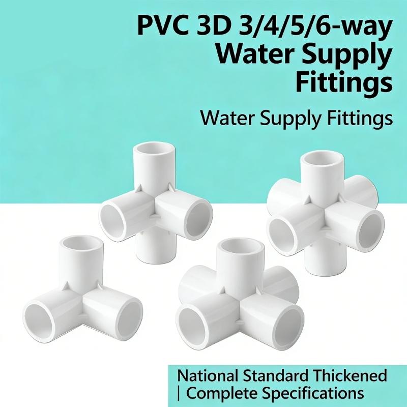 12PCS Professional Water Pipe Couplings Building Furniture Greenhouse Shed Pipe for Home Plumbing and Irrigation Systems