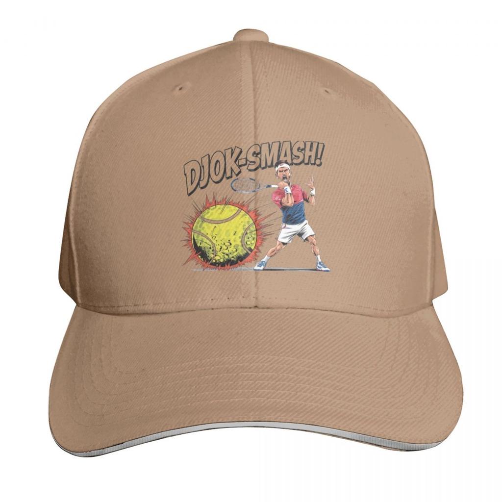 Djok  smash Baseball Cap Rave Streetwear Trucker Cap Fishing cap Unisexs Caps Womens
