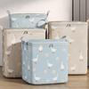 140L Clothes Quilt Storage Bag Household Large Capacity Quilt Storage Box Wardrobe Non-woven Clothing Moving Luggage