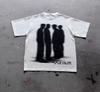2026 Street Atmosphere Virtual Shadow Characters Shadow Graphic Tshirt Unisex Y2k Vintage Oversize Tshirt Streetwear Unisex Tops
