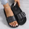 Fashion Women's Sandals Fashion Beach Slippers Summer Outdoor Soft Sandals With Arch Support Classic Women's Home Shoes Indoor Bathroom