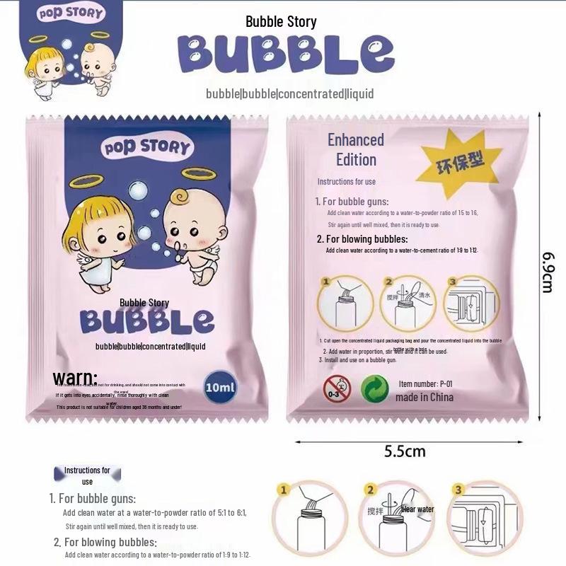 Leak-Proof Automatic Bubble Gun Toy: Light-Up for Kids - Ideal Christmas or Birthday Gift