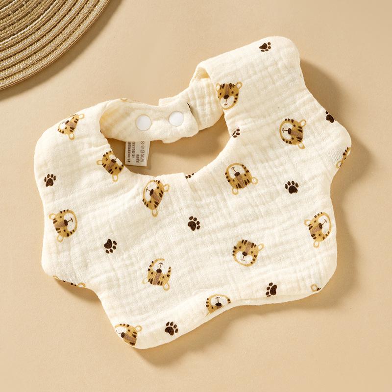 Baby Cotton Bib & Scarf Set - Infant Triangle Design