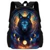 Wolf Printing Children Backpack School Bags for Boys Girls ,Cartoon Kids Backpack for Junior Best Gift for Birthday Halloween