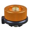 Round Gas Can Stove Adapter - Self-Closing, Long Burner Converter