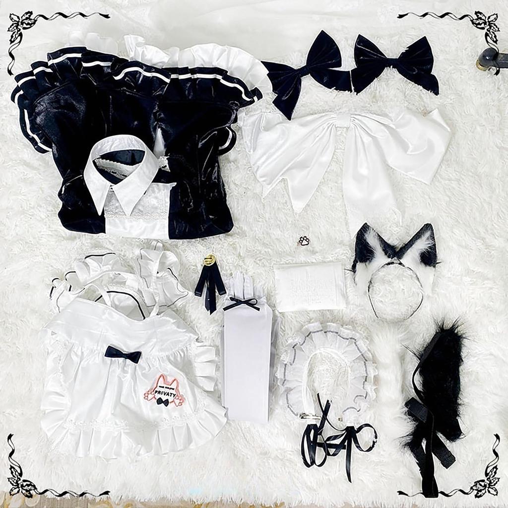 Elf Forest Pribery Cosplay Costume + Wig, Goddess of Victory: NIKKE Maid Outfit with Ears and Tail, for Photo Shoots, Cosplay Costume, CosplayM